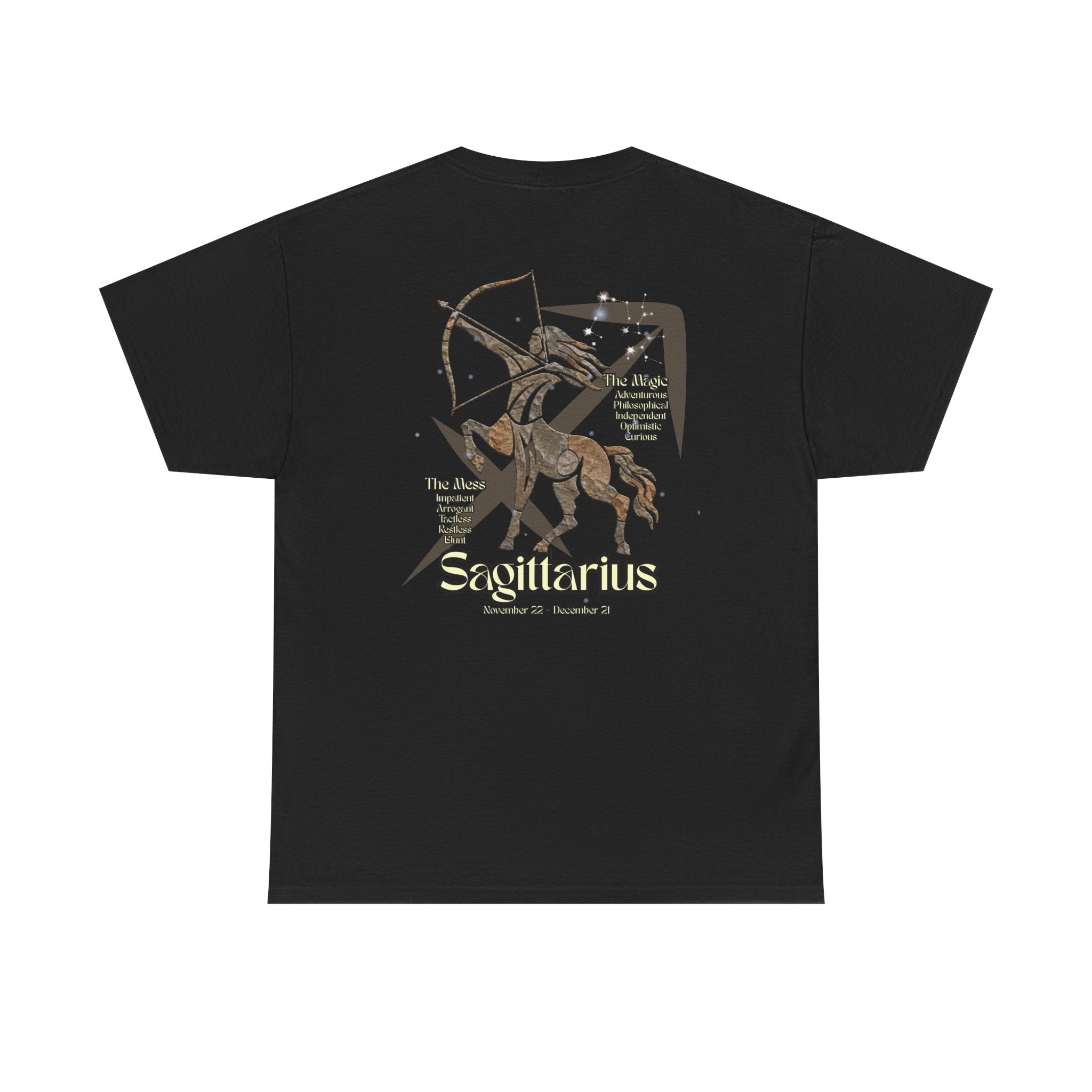 The Zodiac Society Astrology T-Shirt — Sagittarius Graphic Tee