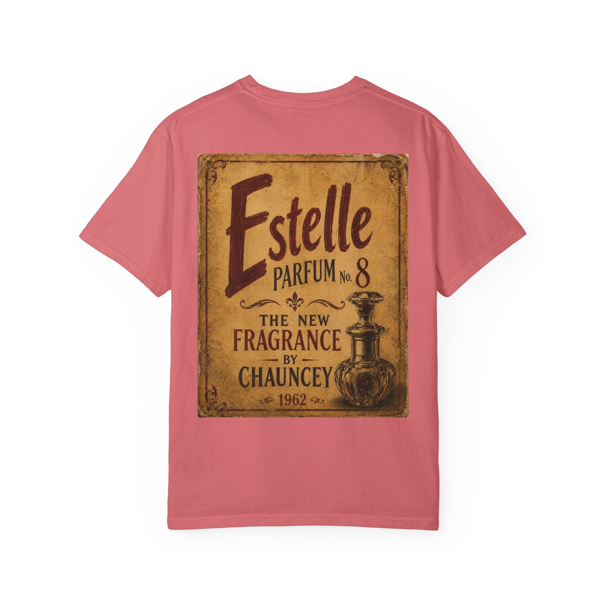 Moodland Studios Retro T-Shirt - Vintage 'Estelle Parfum No. 8' Graphic Tee