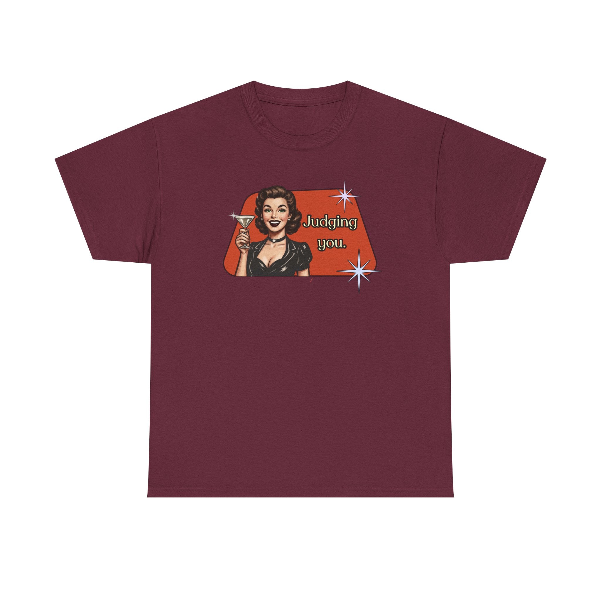 Judging You Retro T-Shirt — Vintage Style Graphic Tee