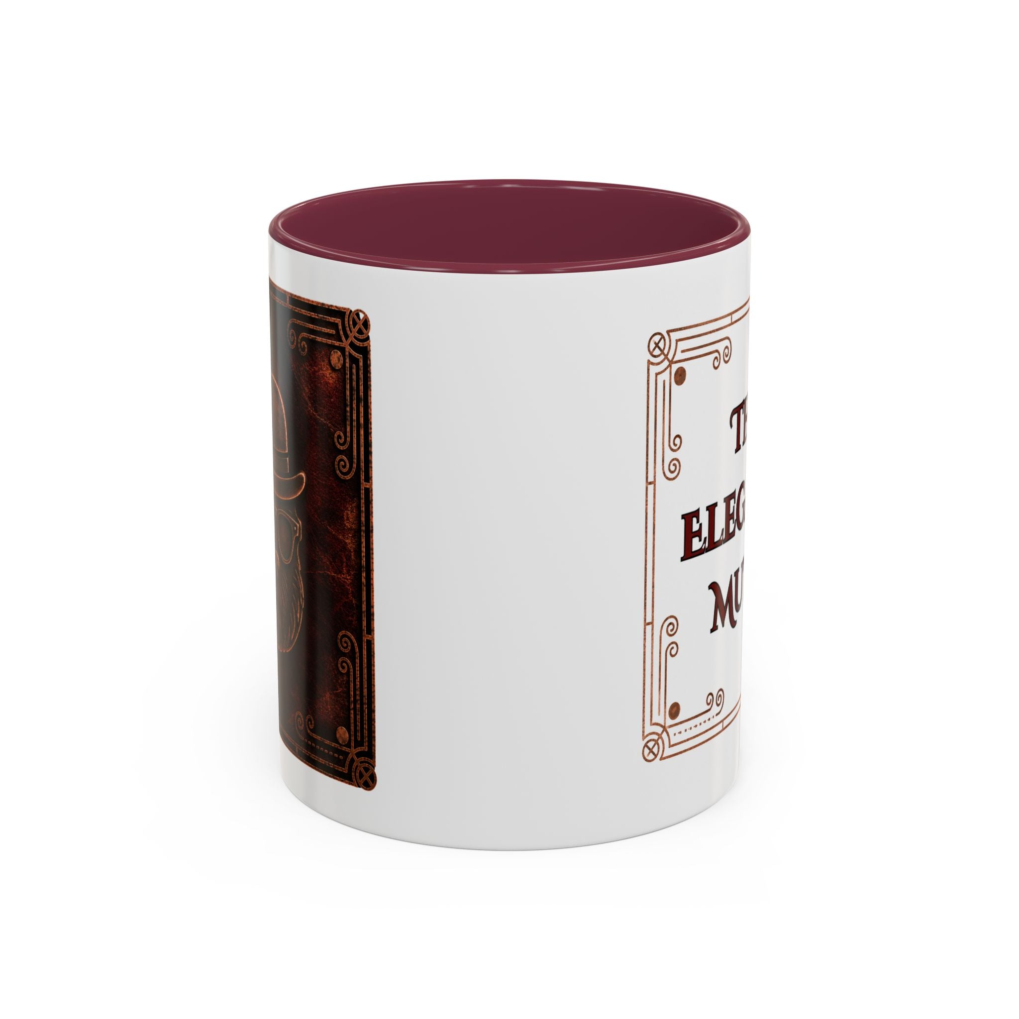 The Elegant Mutt Gentleman's Accent Mug — Two-Tone Coffee Cup (11oz)