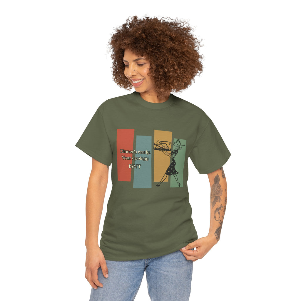 "Common Courtesy" Vintage, Graphic Tee – Dinner's Ready T-Shirt