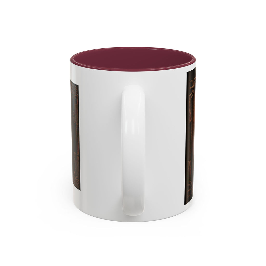 The Elegant Mutt Peeves Accent Mug — Two-Tone Ceramic Coffee Cup
