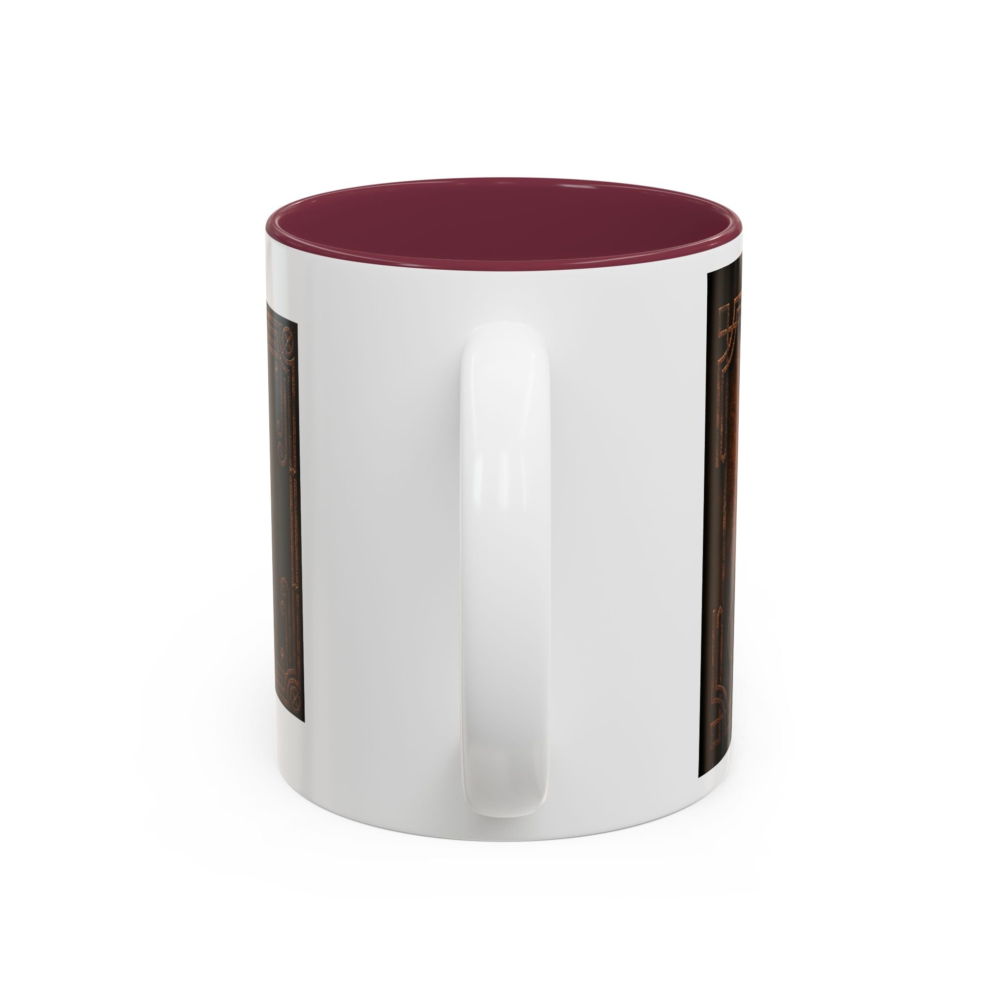 The Elegant Mutt Peeves Accent Mug — Two-Tone Ceramic Coffee Cup