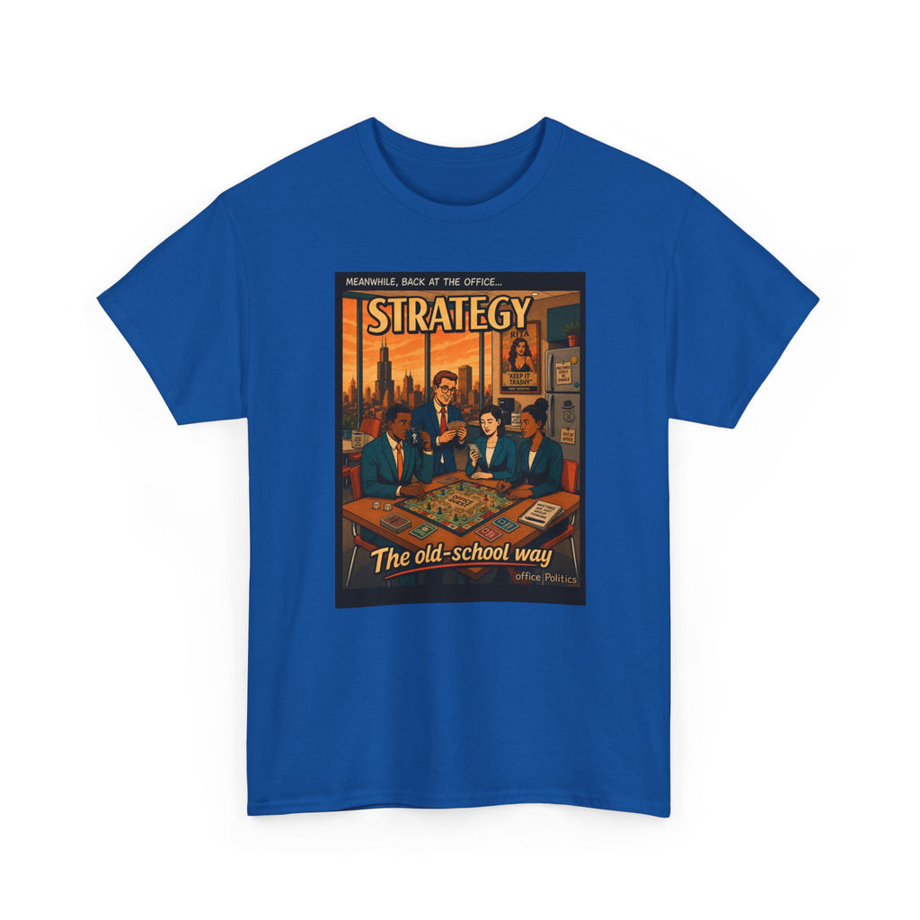 Strategy Retro T-Shirt — office Politics Graphic Tee