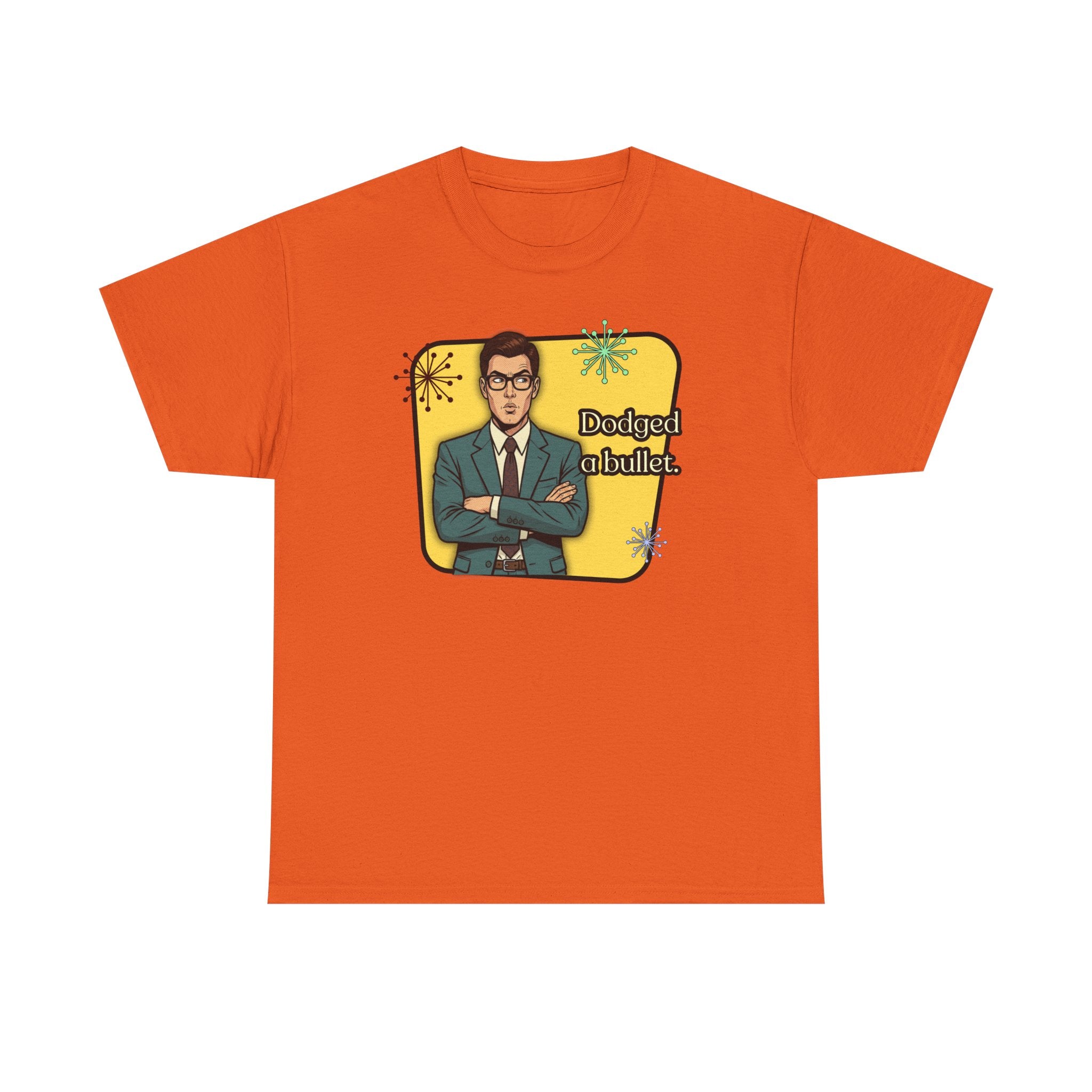 Dodged A Bullet Retro T‑Shirt — Vintage Style Graphic Tee