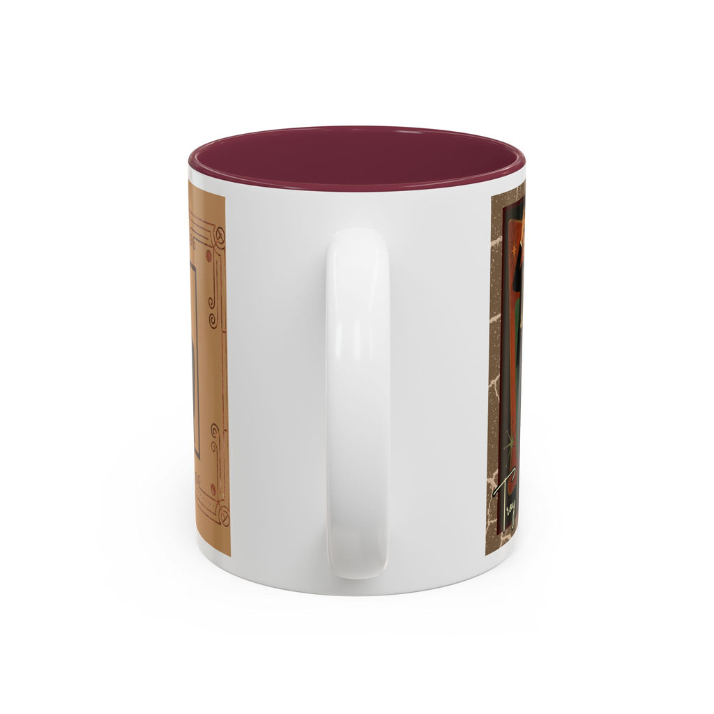 Troy Accent Mug - Two Tone Coffee Cup (11oz)