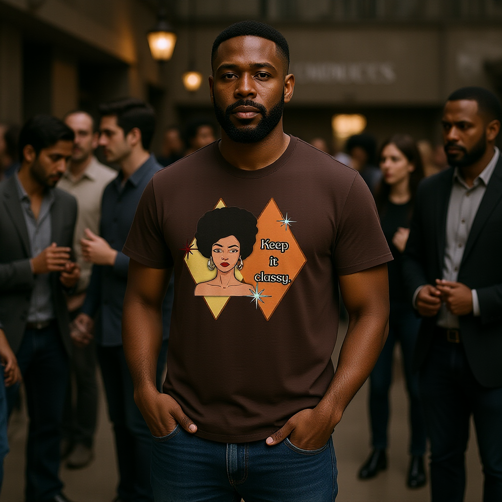 Keep It Classy Retro Tee — Vintage Style Graphic Tee