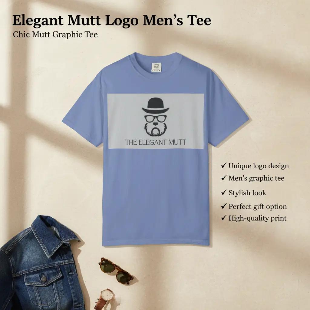 The Elegant Mutt Retro T‑Shirt — Vintage Style Mutt Logo Graphic Tee