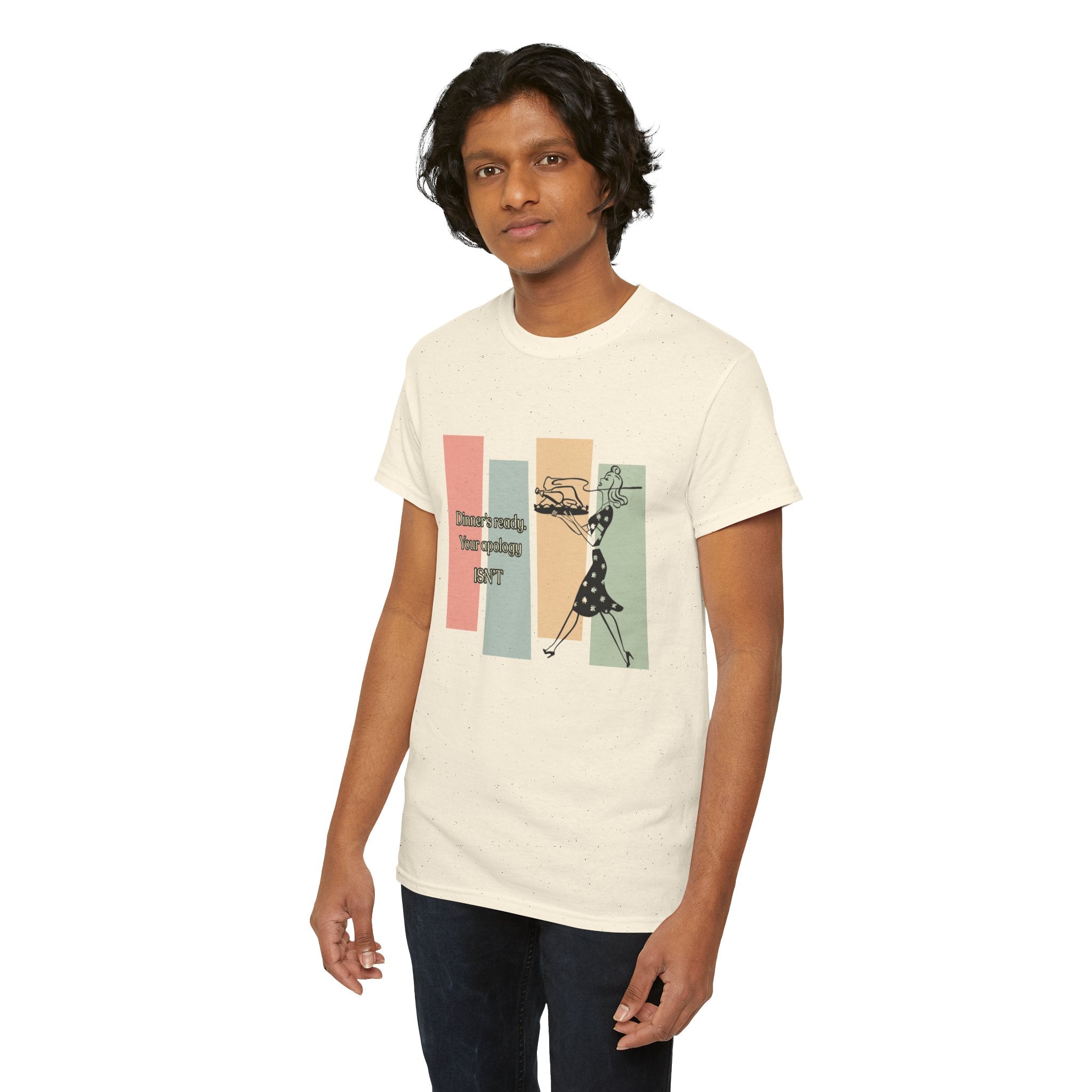 "Common Courtesy" Vintage, Graphic Tee – Dinner's Ready T-Shirt