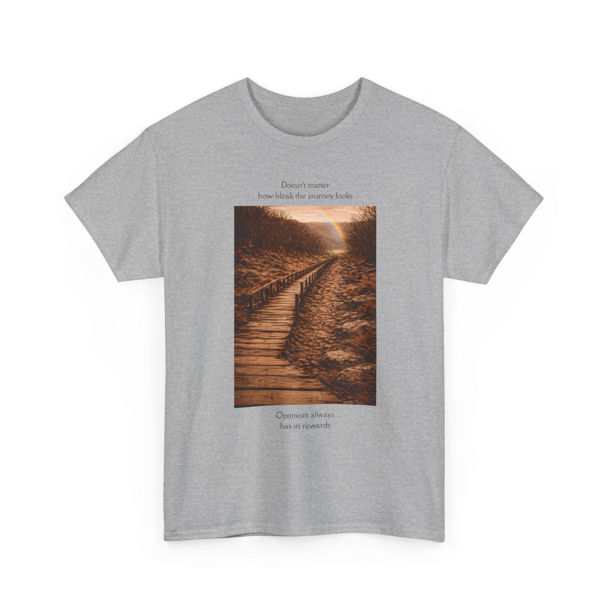 Inspirational Nature T-Shirt - Choose Your Own Path Scenic Graphic Tee