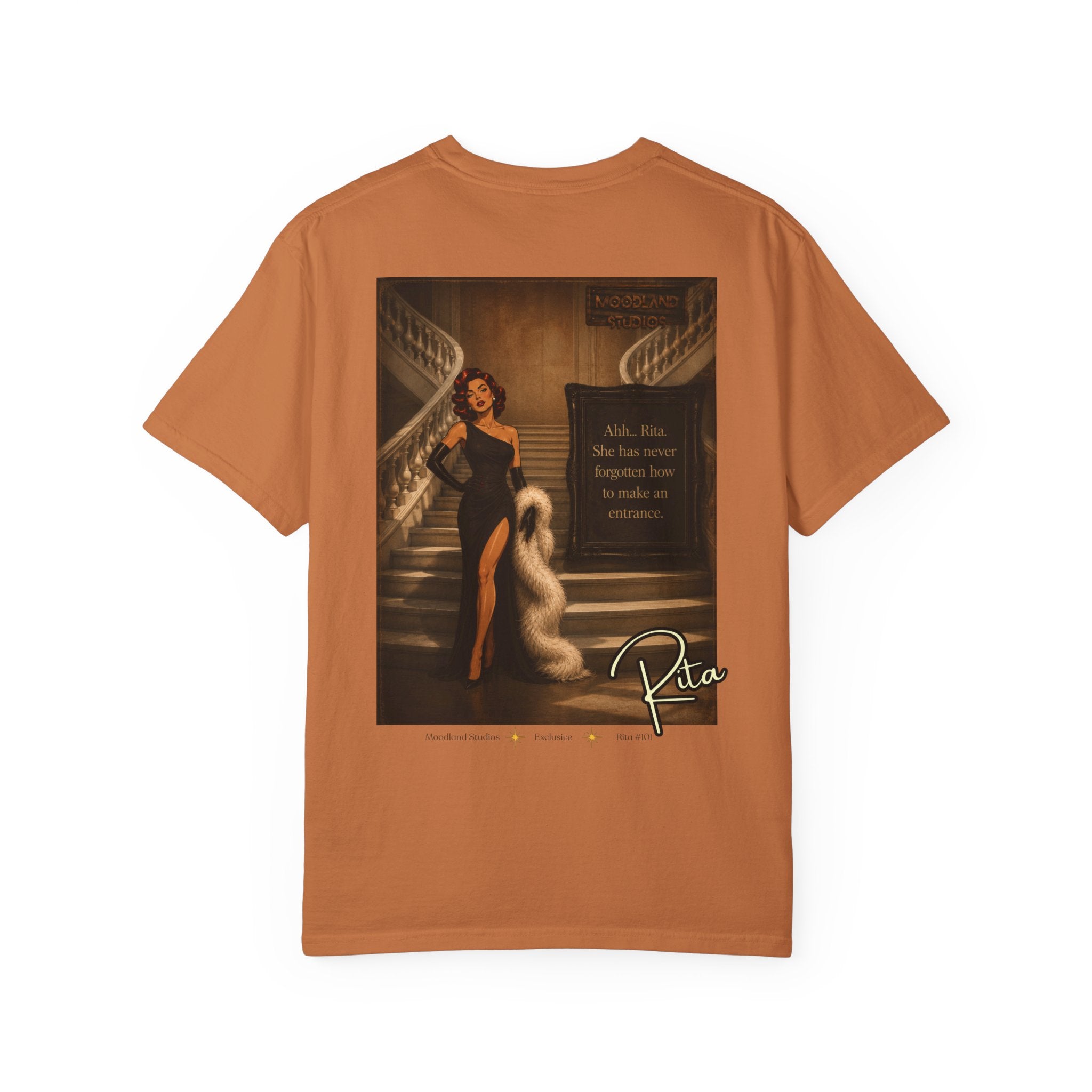 Moodland Studios Retro T‑Shirt — Rita #101 Poster Tee