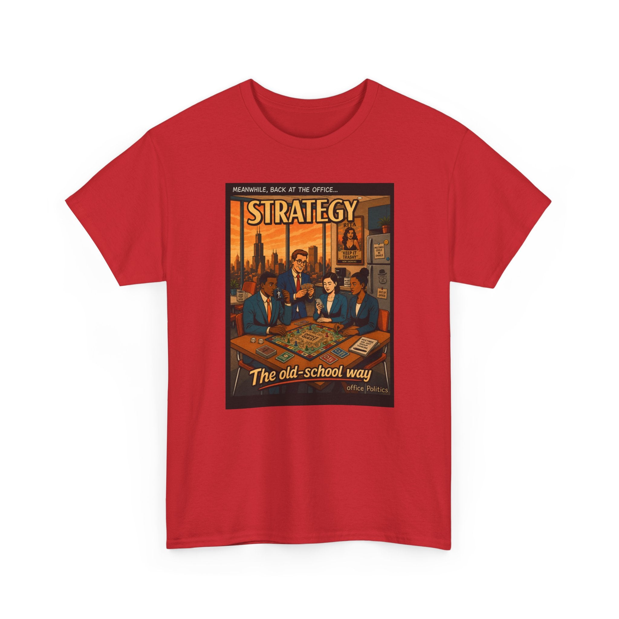 Strategy Retro T-Shirt — office Politics Graphic Tee