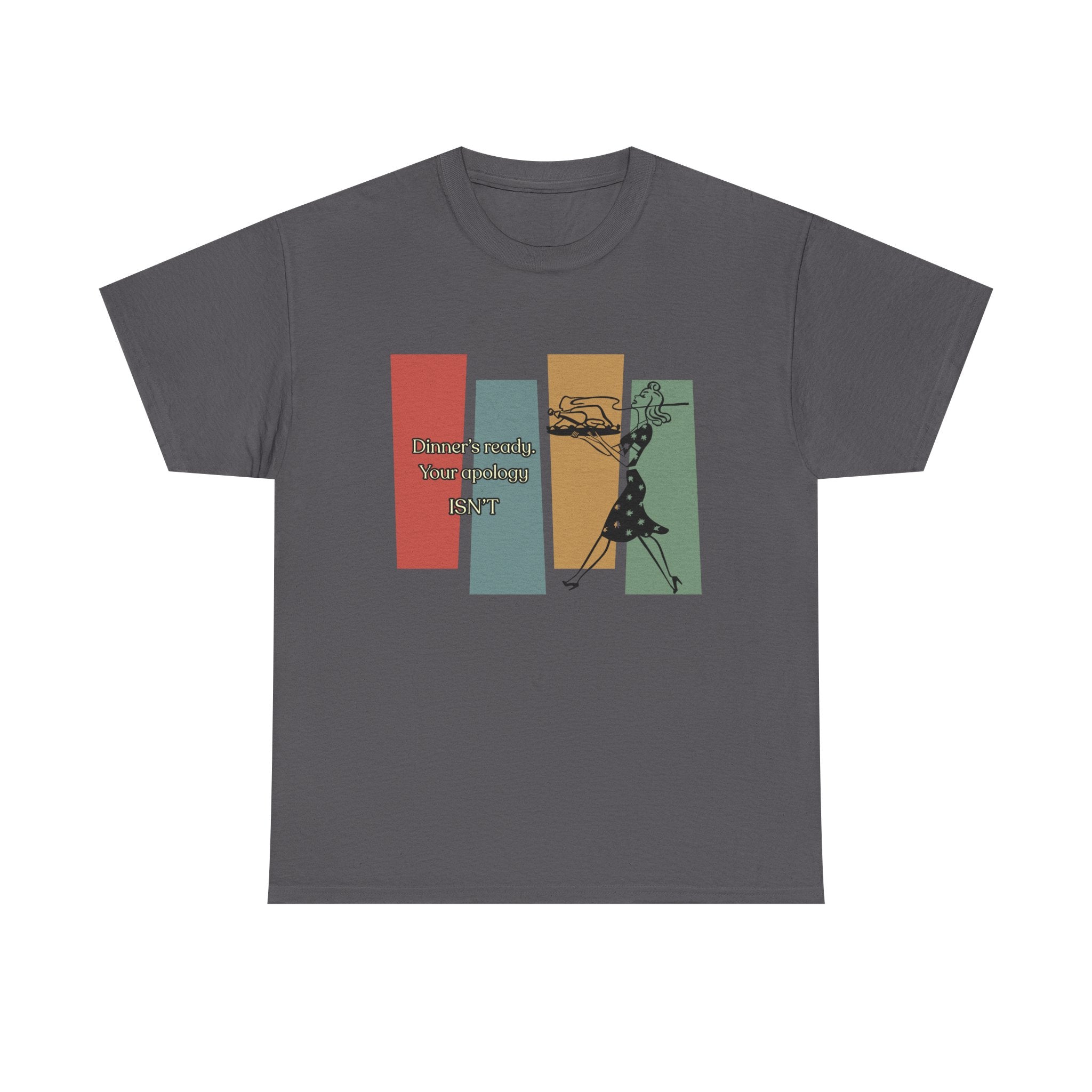 "Common Courtesy" Vintage, Graphic Tee – Dinner's Ready T-Shirt