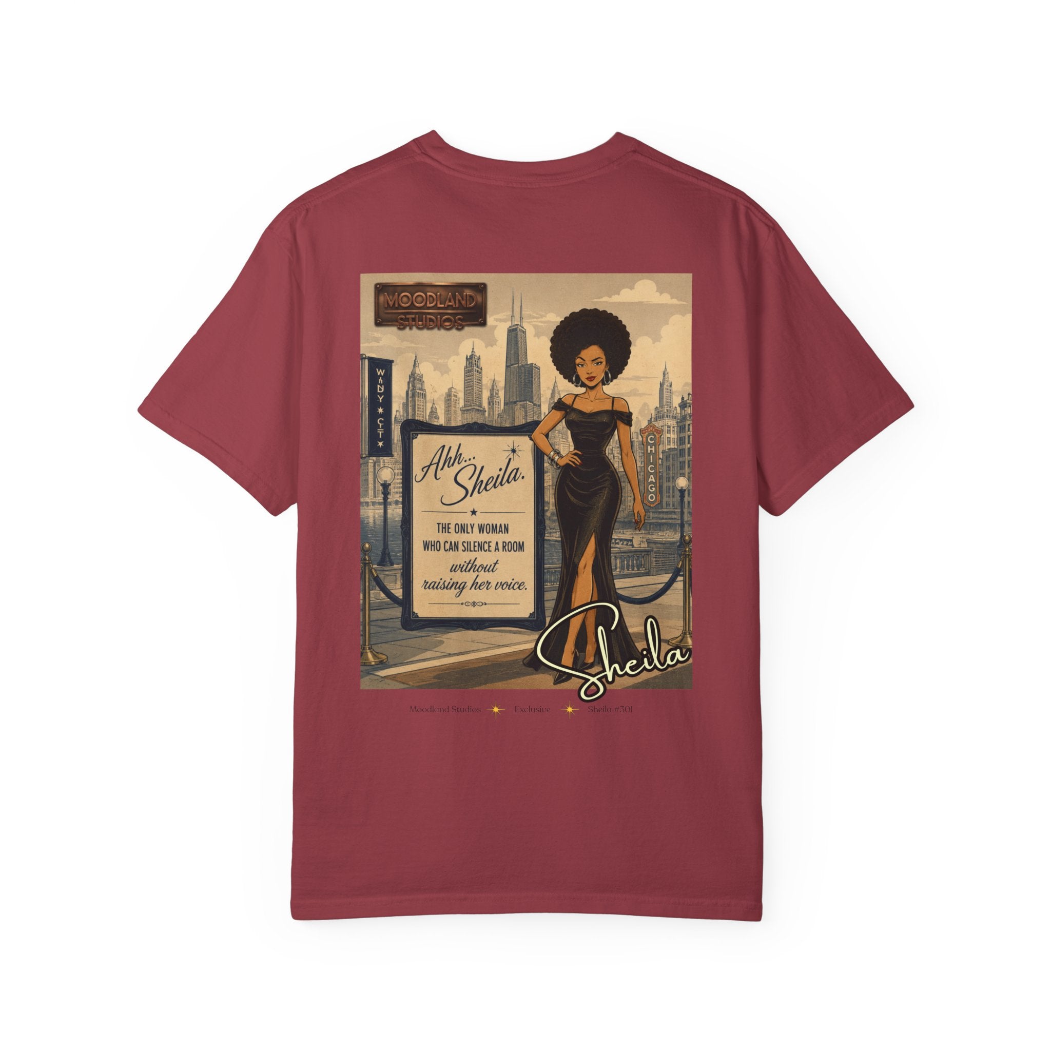 Moodland Studios Sheila Retro T-Shirt — Vintage Studio Poster Tee