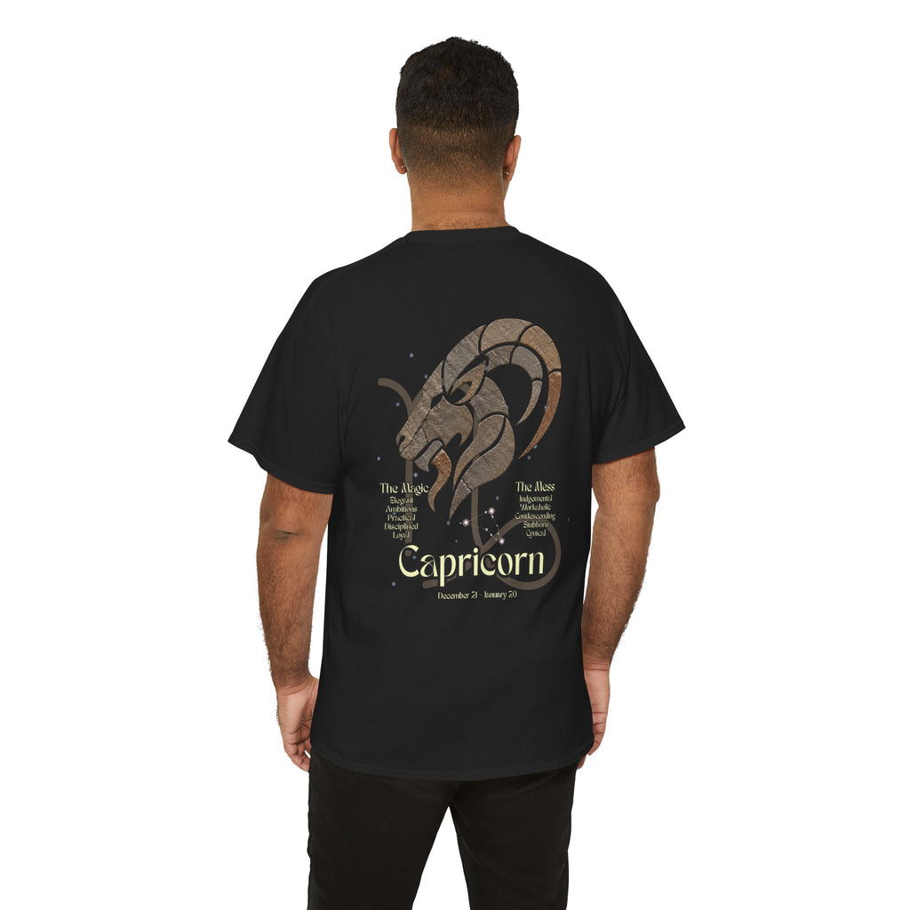 The Zodiac Society Astrology T-Shirt — Capricorn Graphic Tee