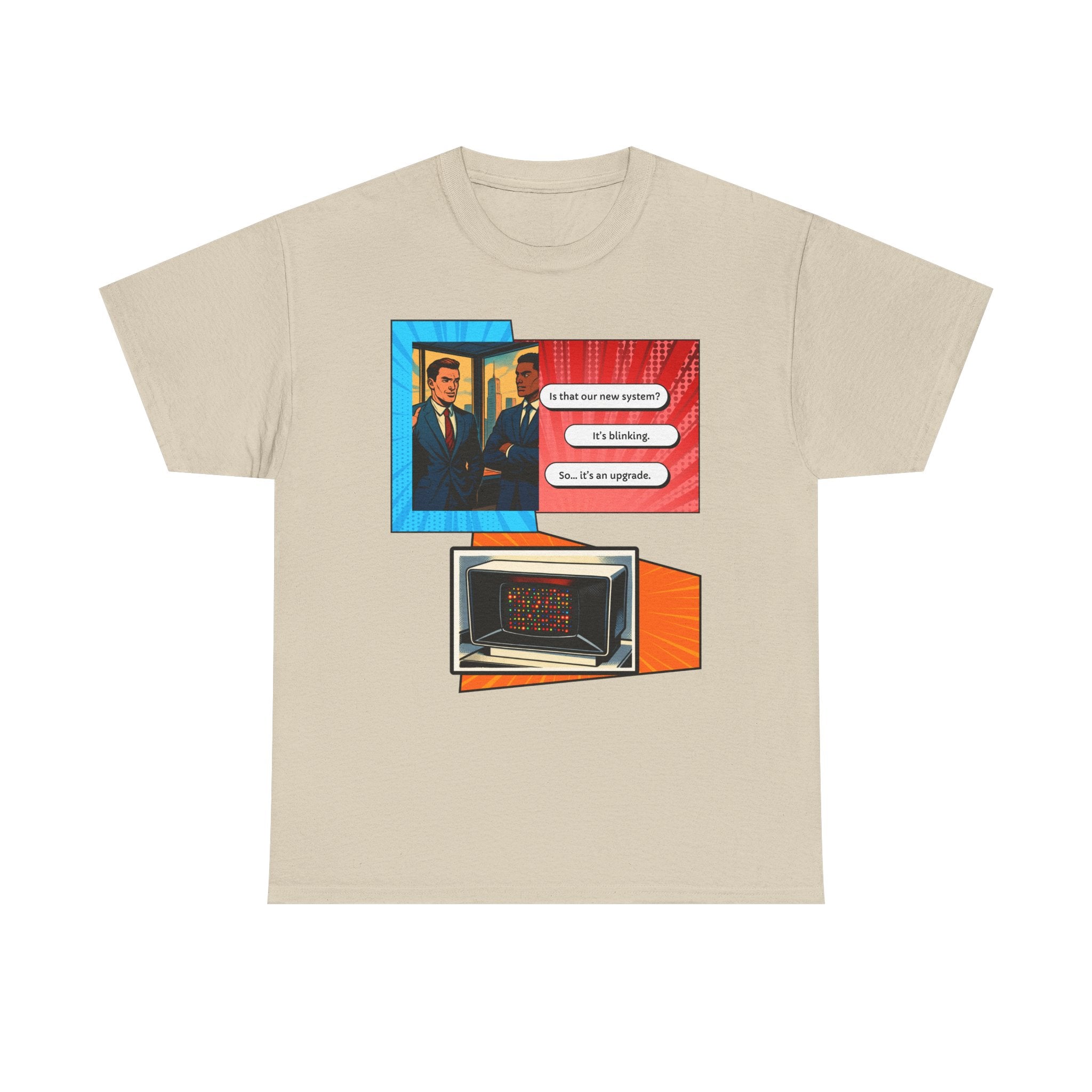 Retro Tech Graphic Tee — “No, it’s my original” Conversation Bubble Design