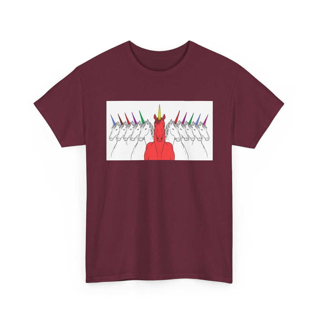 Magical Unicorn Parade Unisex Heavy Cotton Tee