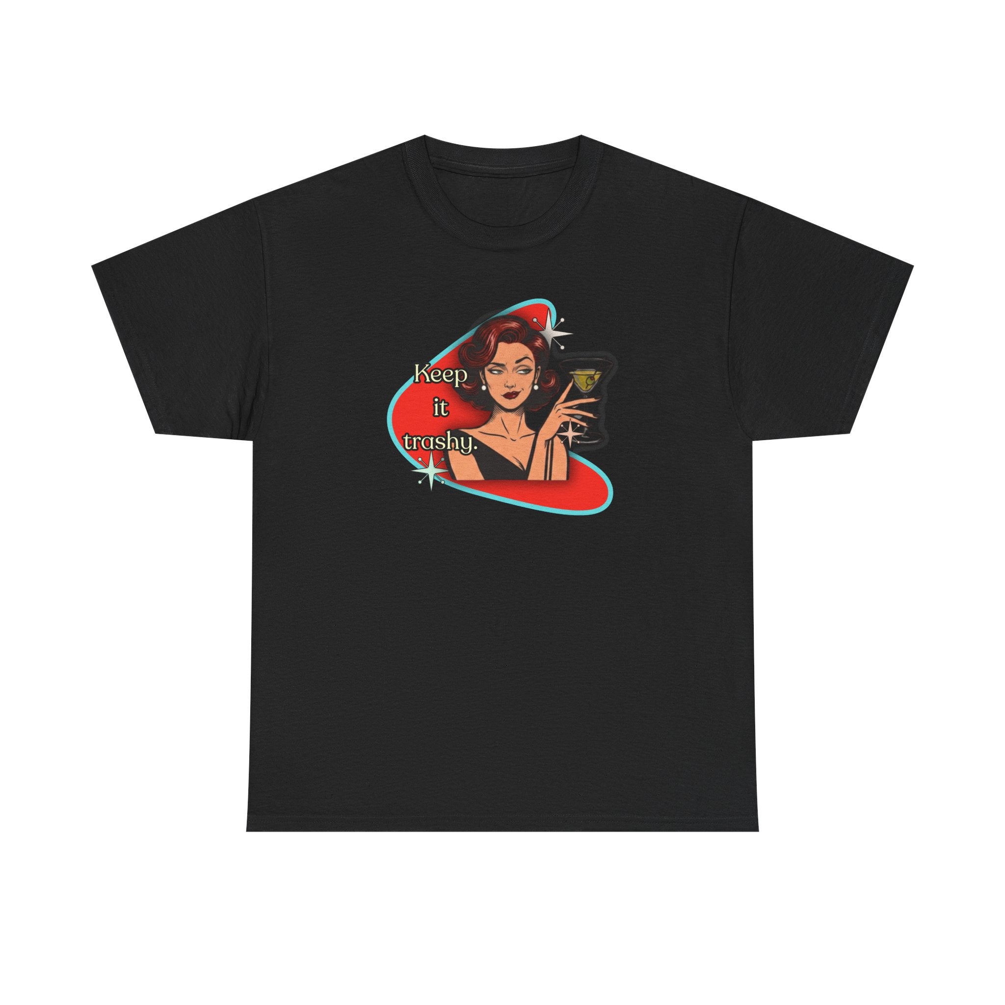 Keep it Trashy Retro Tee – Vintage Style Graphic Tee