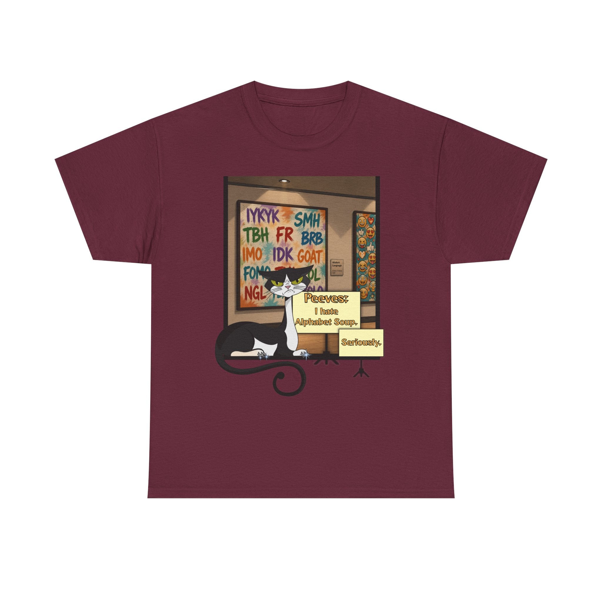 Peeves: Alphabet Soup T-Shirt — Museum Curator Graphic Tee