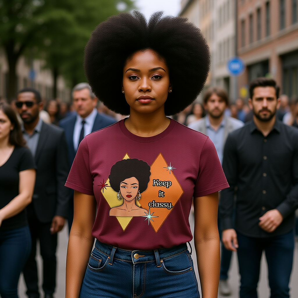 Keep It Classy Retro Tee — Vintage Style Graphic Tee