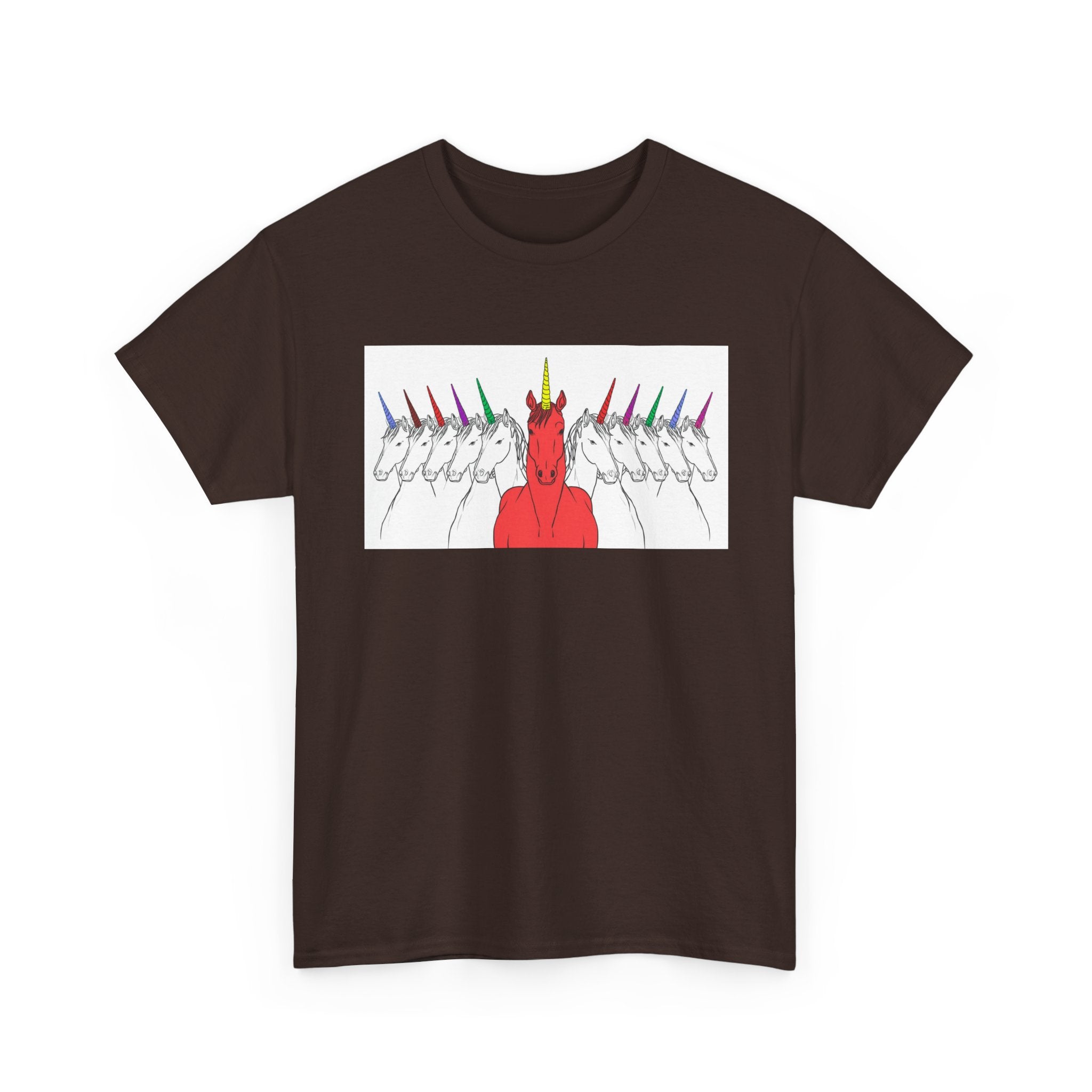 Magical Unicorn Parade Unisex Heavy Cotton Tee