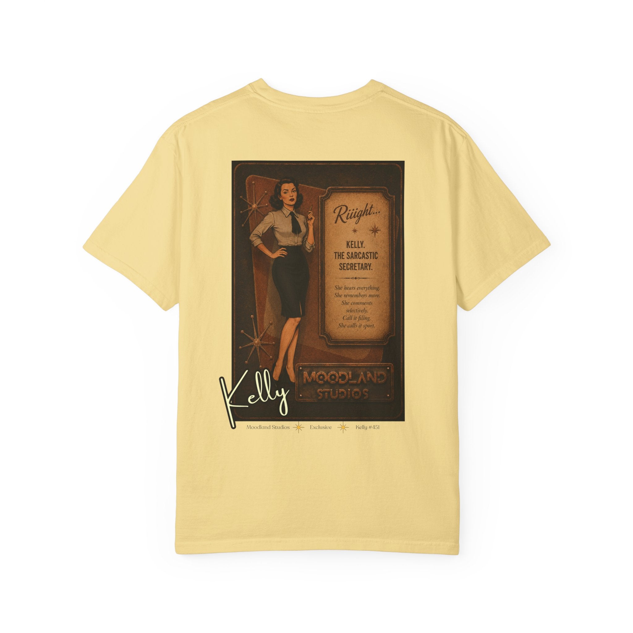 Moodland Studios Kelly Retro T-Shirt — Vintage Studio Poster Tee