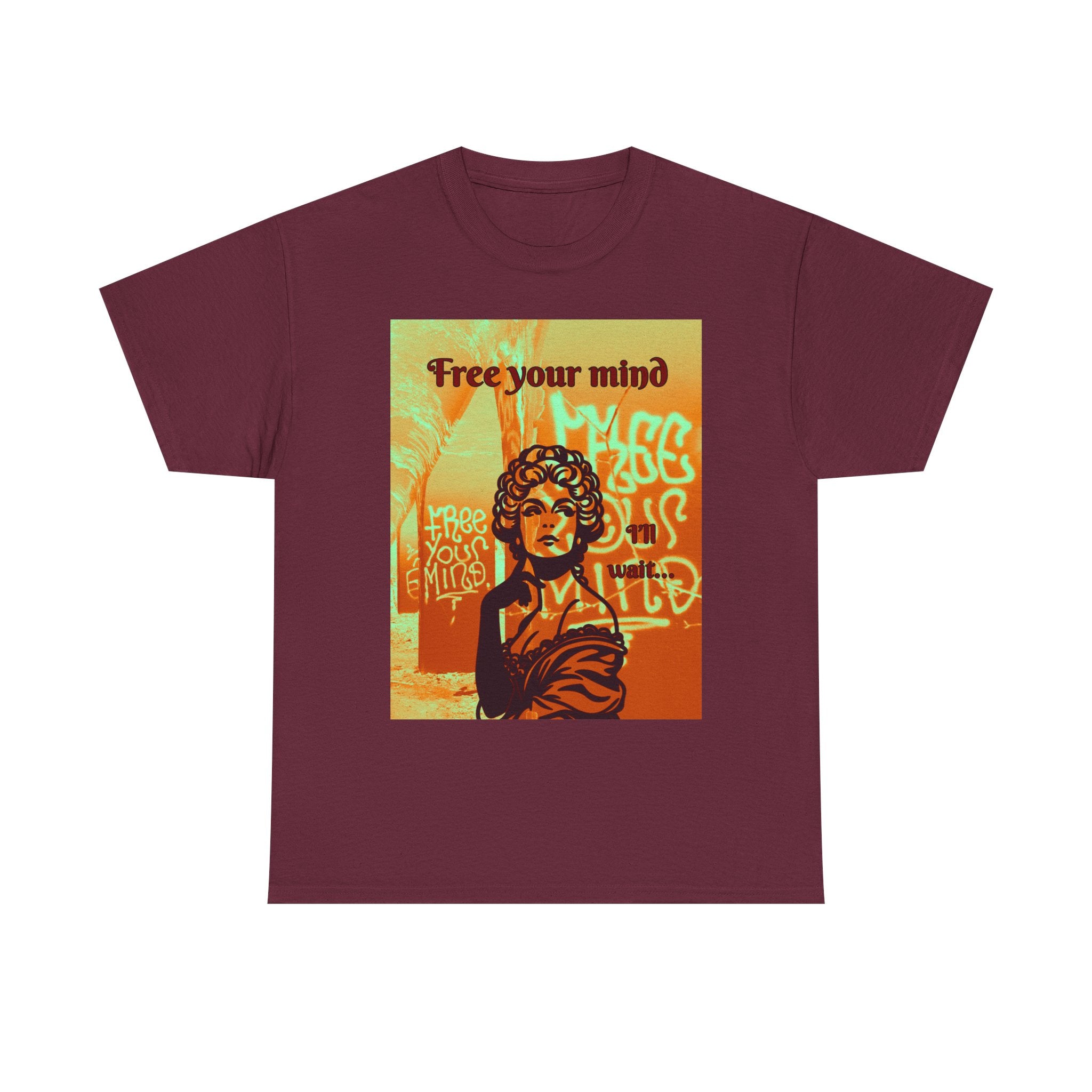 Common Courtesy — Vintage Graffiti Free Your Mind Graphic Tee