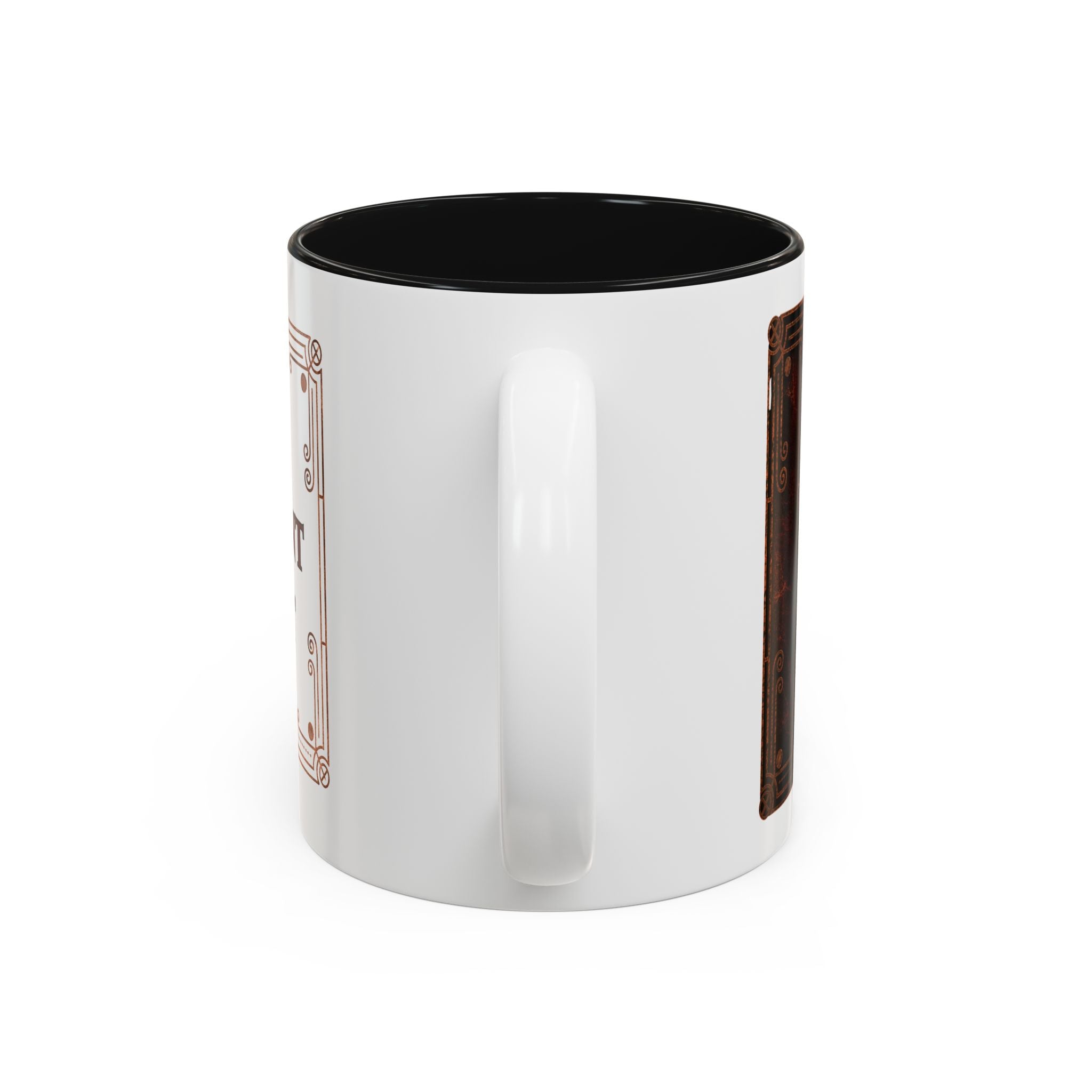 Motivational Vintage Quote Mug — Two-Tone Accent Coffee Cup (11oz/15oz)