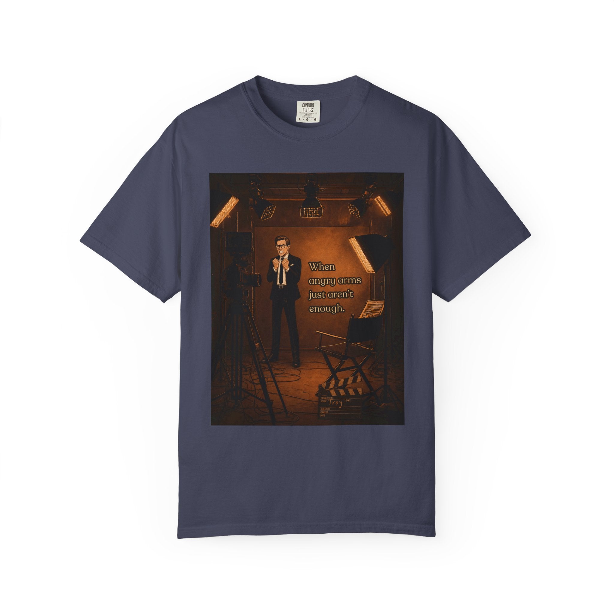 Troy's Angry Arms Retro T-Shirt — Vintage Style Graphic Tee