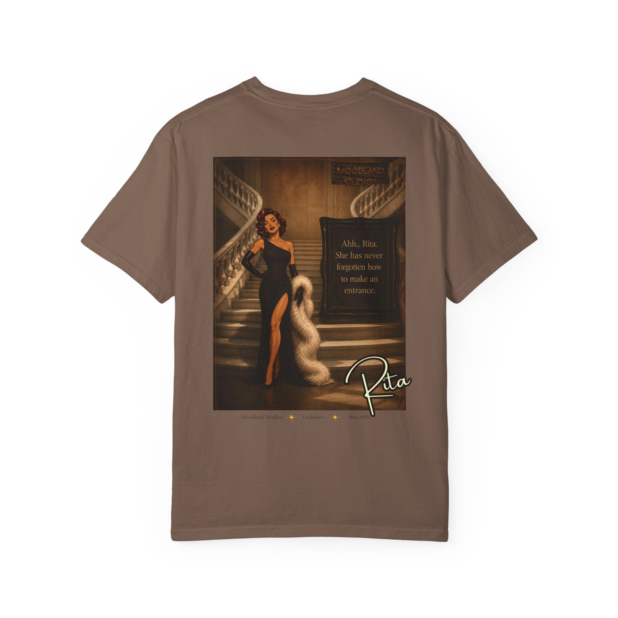 Moodland Studios Retro T‑Shirt — Rita #101 Poster Tee