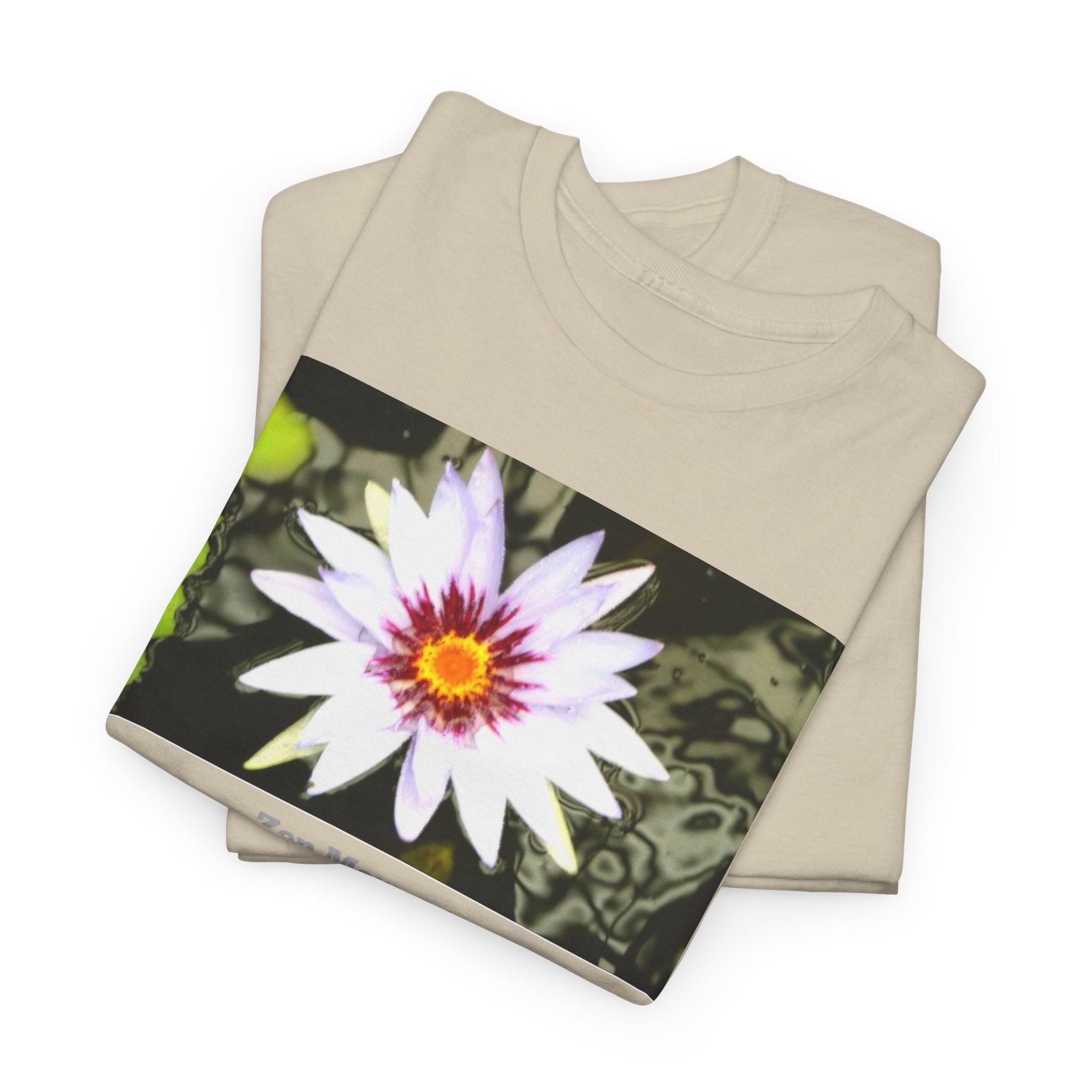 Floral Waterlily Tee — 'Sea Moment' Photo Print T-Shirt
