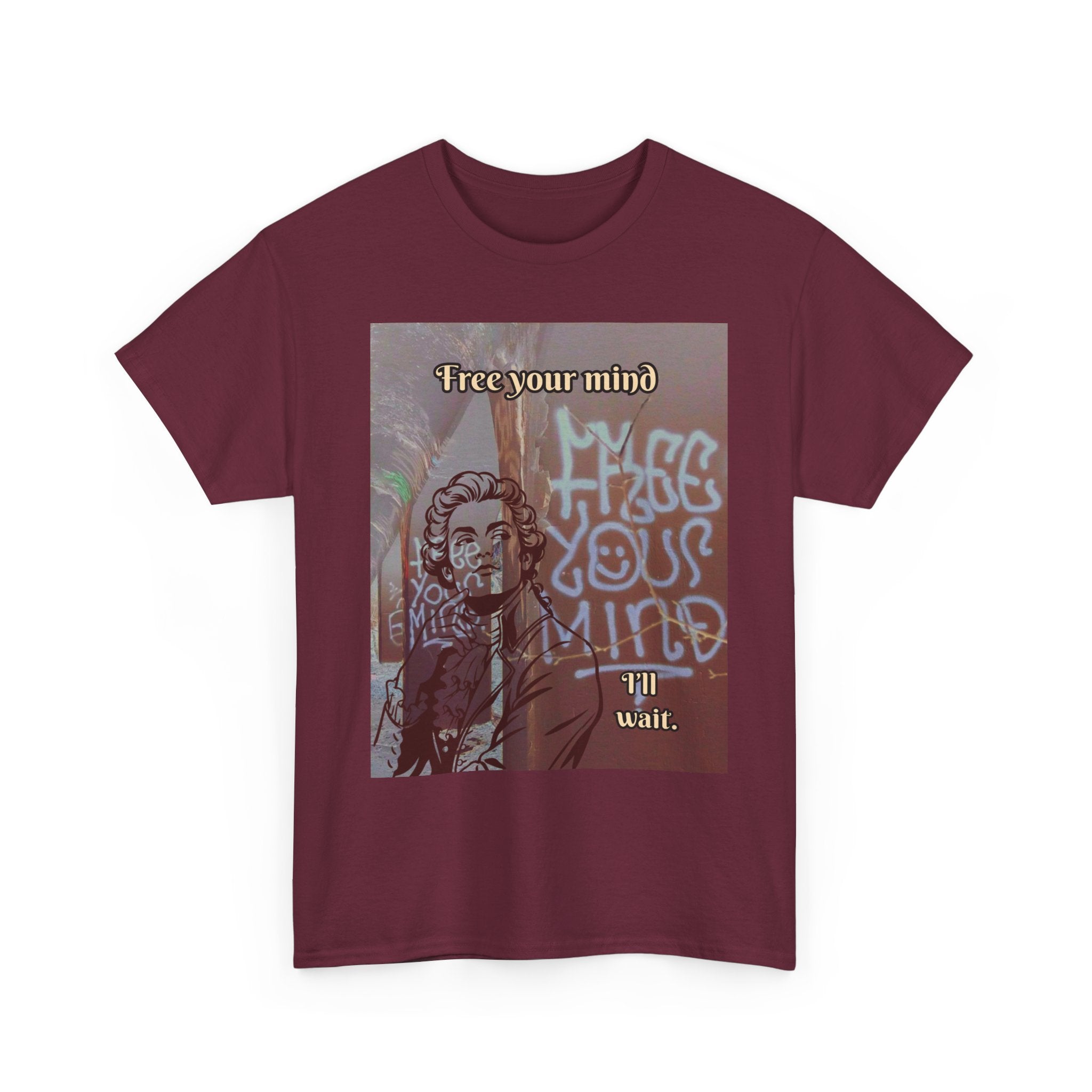 Free Your Mind. I'll Wait 2. — Vintage Graphic Tee