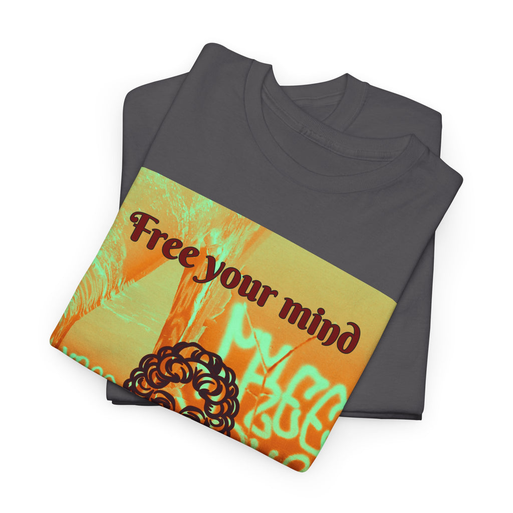 Common Courtesy — Vintage Graffiti Free Your Mind Graphic Tee