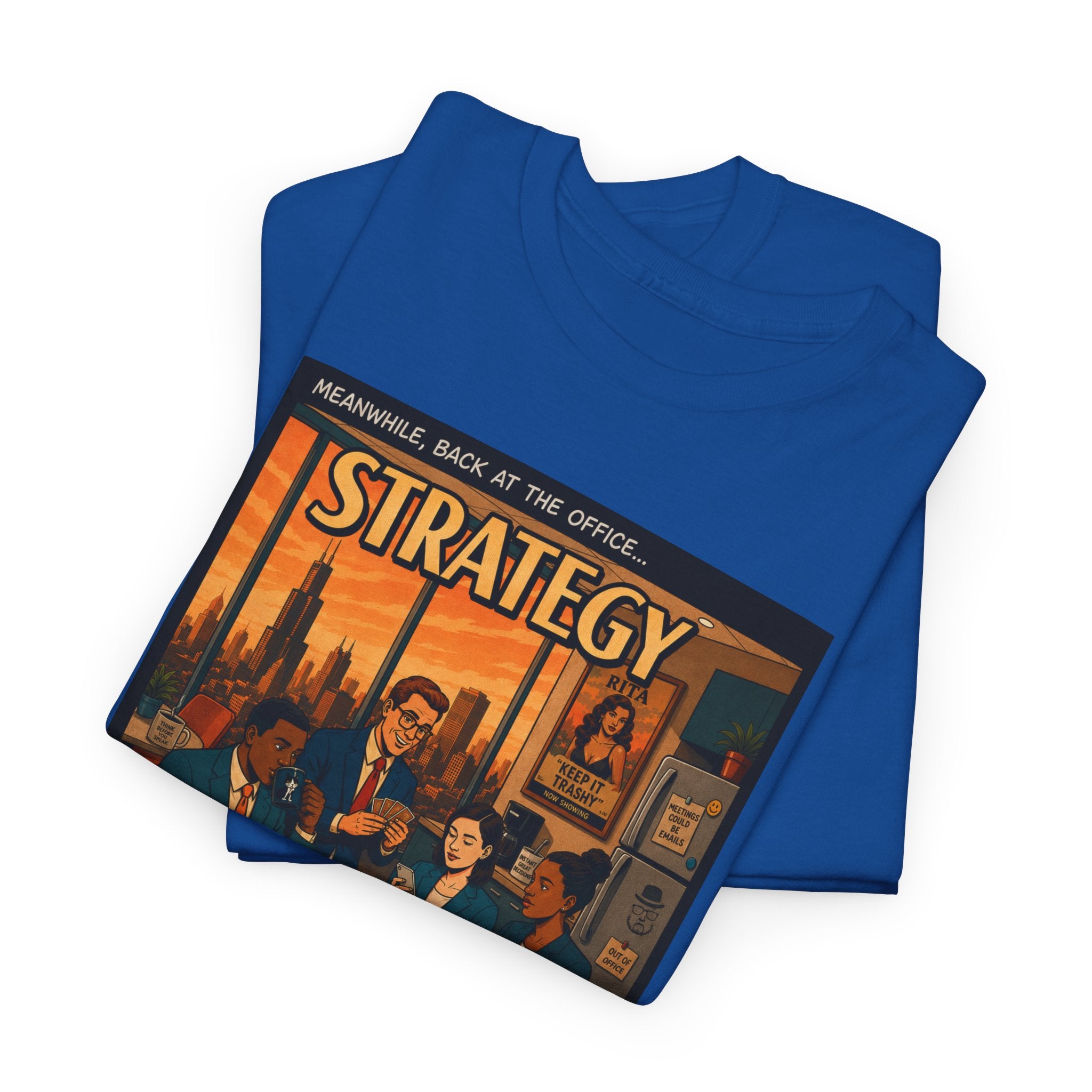 Strategy Retro T-Shirt — office Politics Graphic Tee