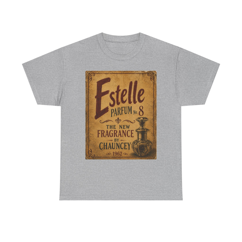 Moodland Studios Retro T-Shirt - Estelle Parfum Vintage Ad Poster Graphic Tee