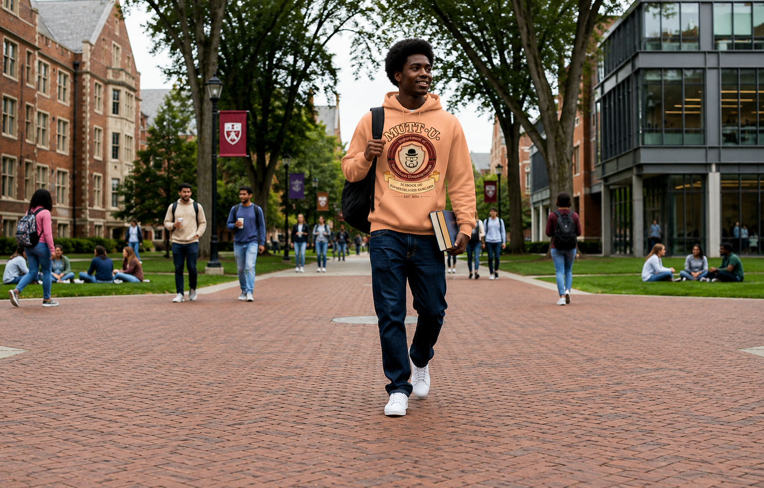 Mutt U Campus Hoodie - Behavioral Observation