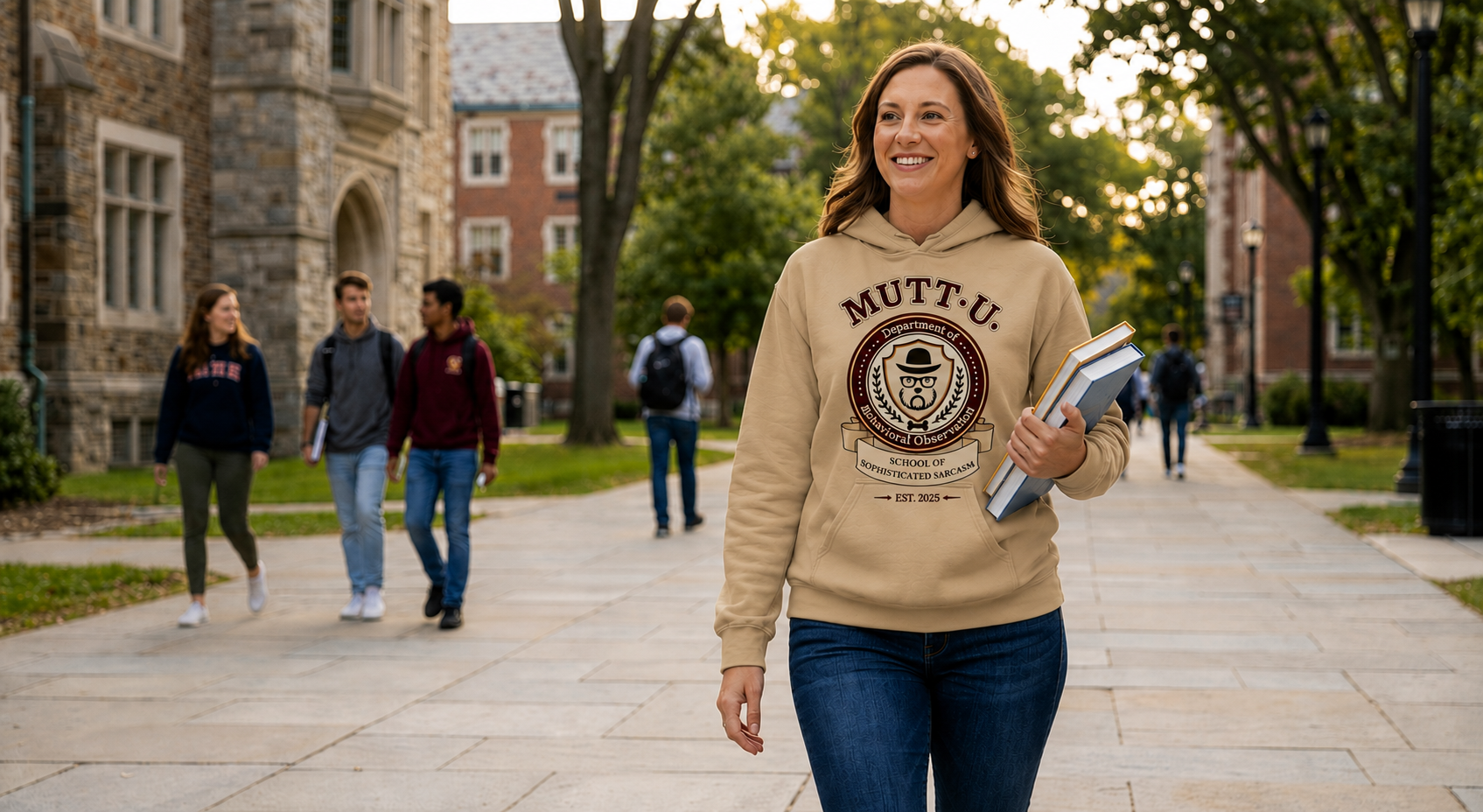 Mutt U Campus Hoodie - Behavioral Observation