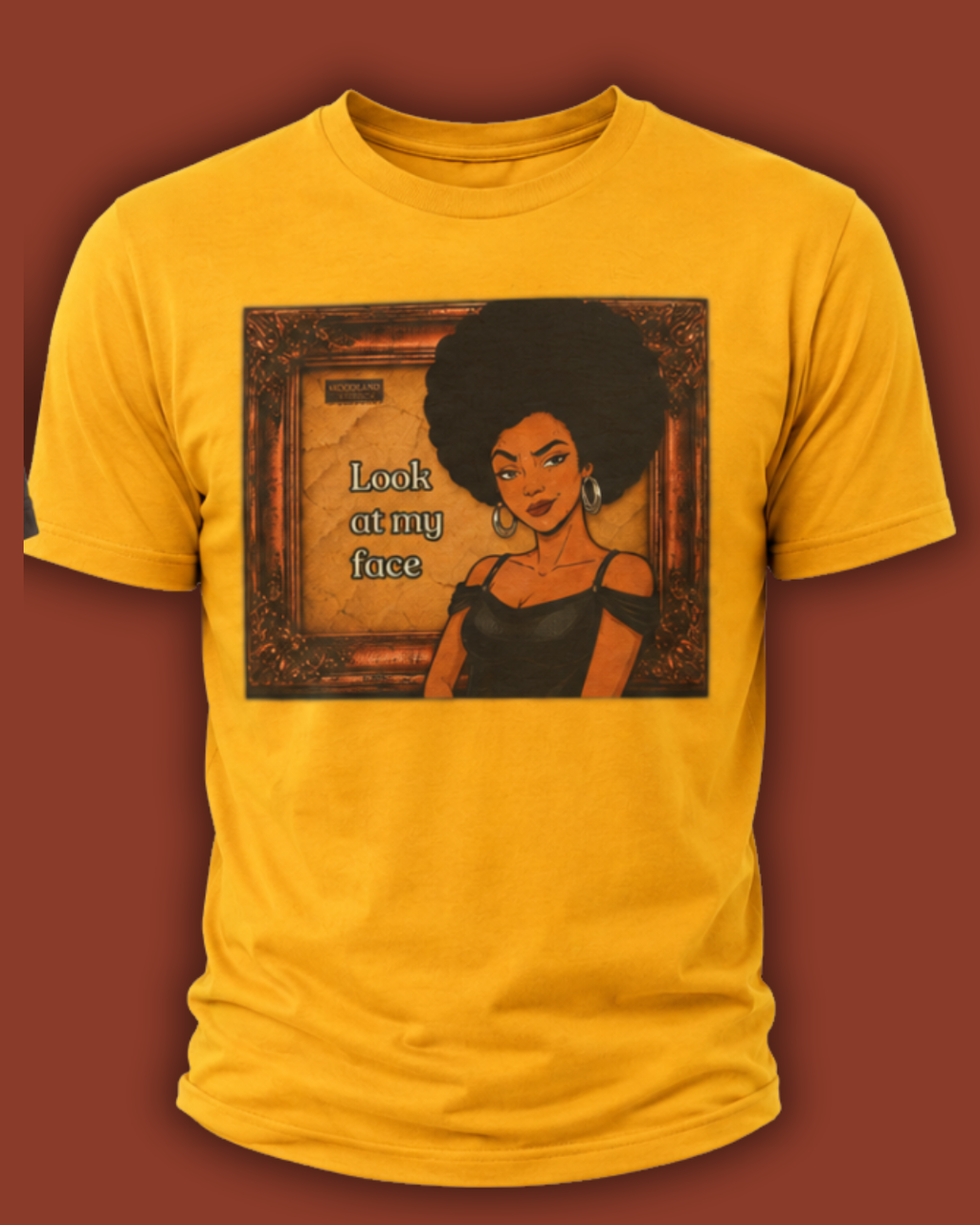 Look at My Face Retro T-Shirt — Vintage Style Sheila Mood Graphic Tee