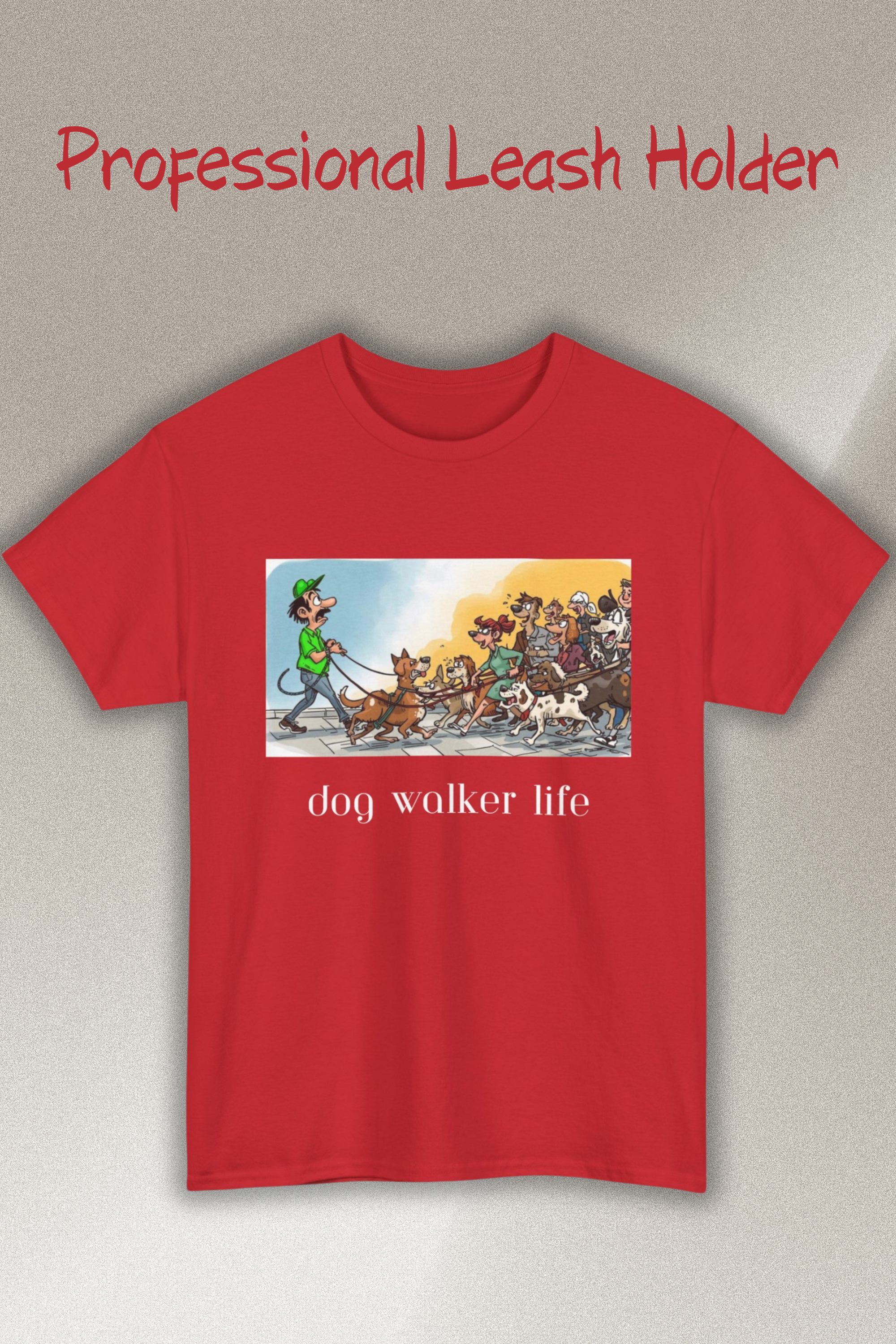Dog Walker Life Unisex Tee - Fun Graphic T-Shirt for Dog Lovers