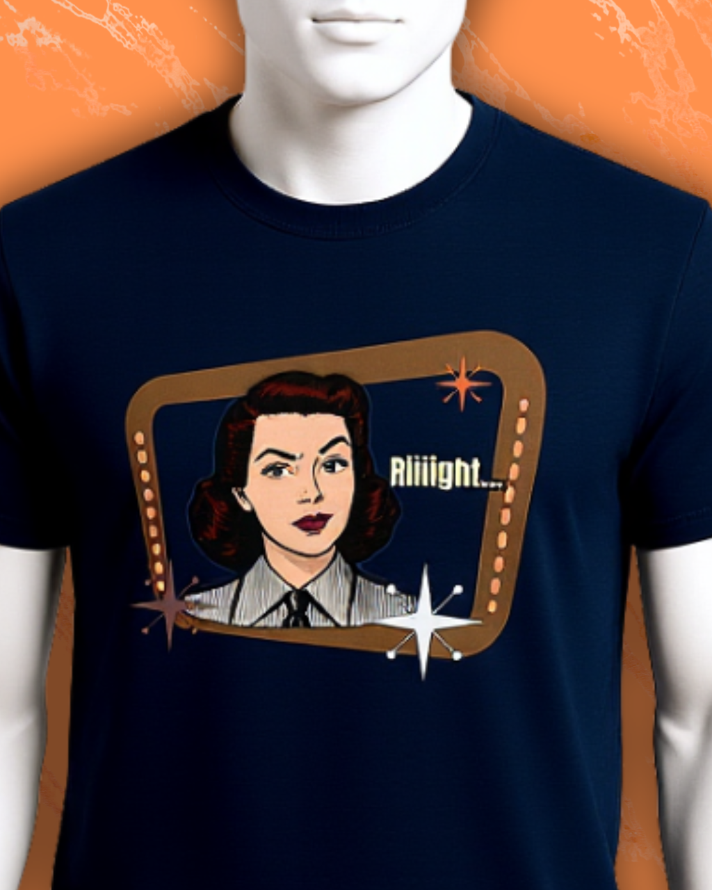 Riiiight... Retro Tee  – Vintage Style Graphic Tee