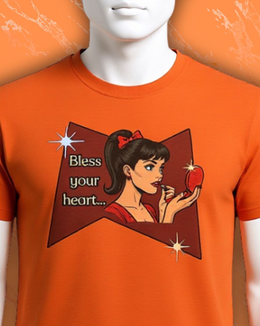 Bless Your Heart Retro T-Shirt  -- Vintage Style Graphic Tee