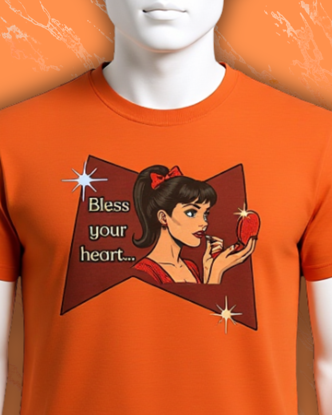 Bless Your Heart Retro T-Shirt  -- Vintage Style Graphic Tee