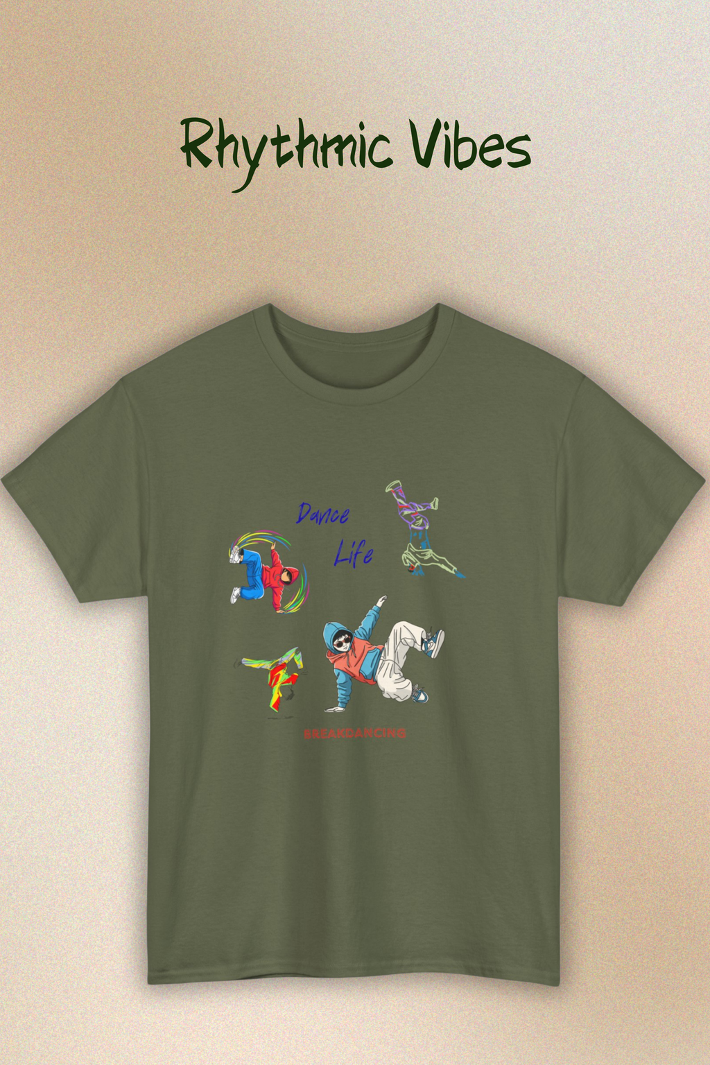 Breakdance Crew Graphic Tee — "Fresh Moves" Street Dance T-Shirt