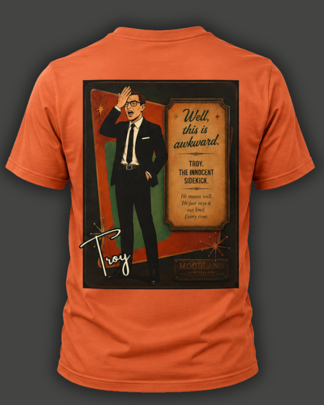 Moodland Studios Troy Retro T-Shirt — Vintage Studio Poster Tee