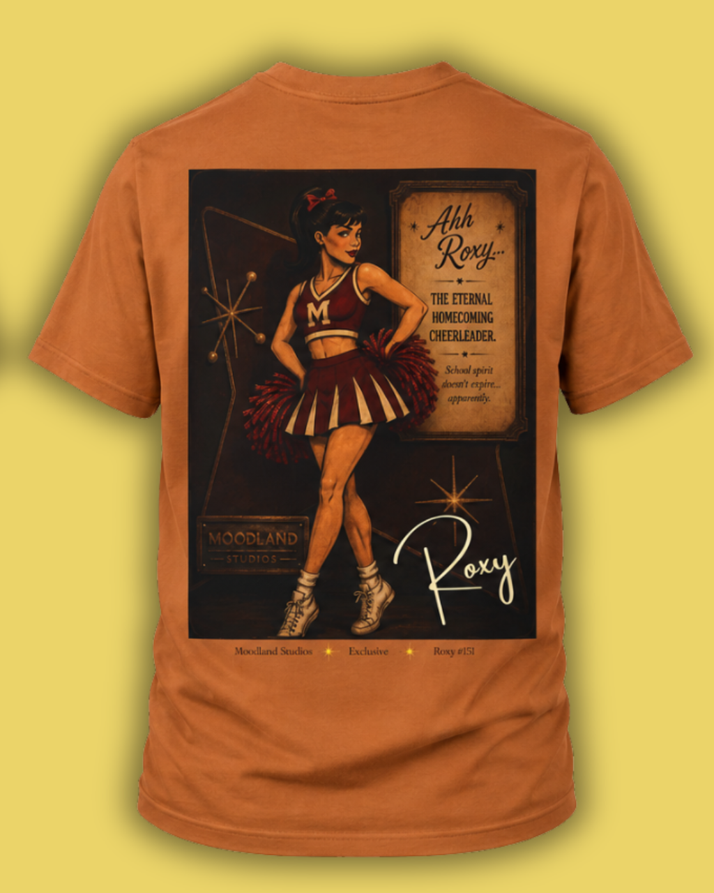 Moodland Studios Roxy Retro T-Shirt — Vintage Studio Poster Tee