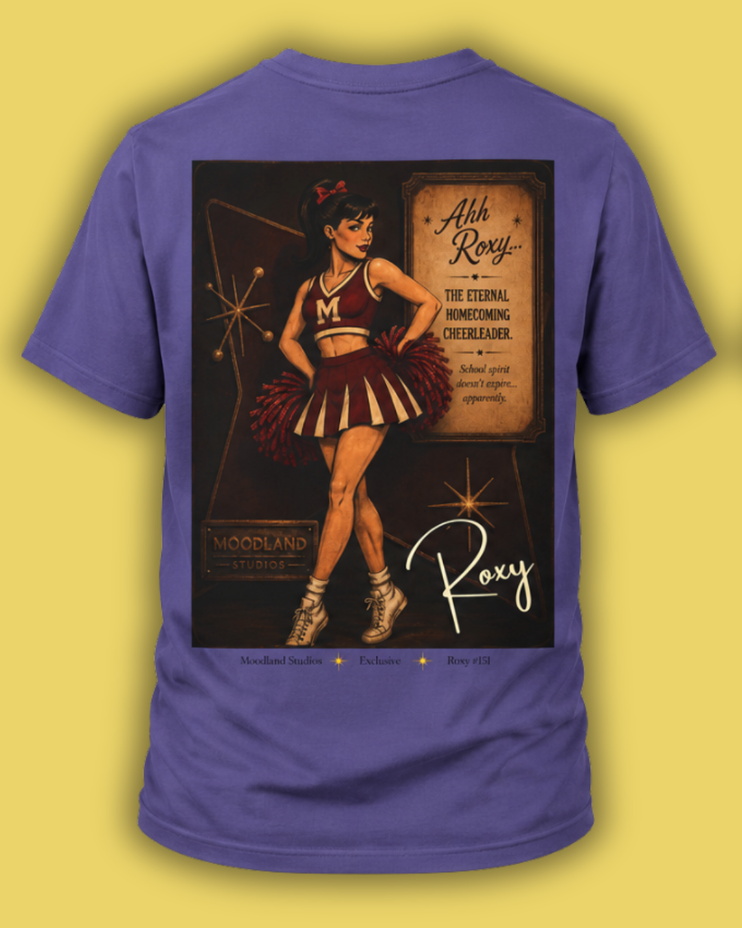 Moodland Studios Roxy Retro T-Shirt — Vintage Studio Poster Tee