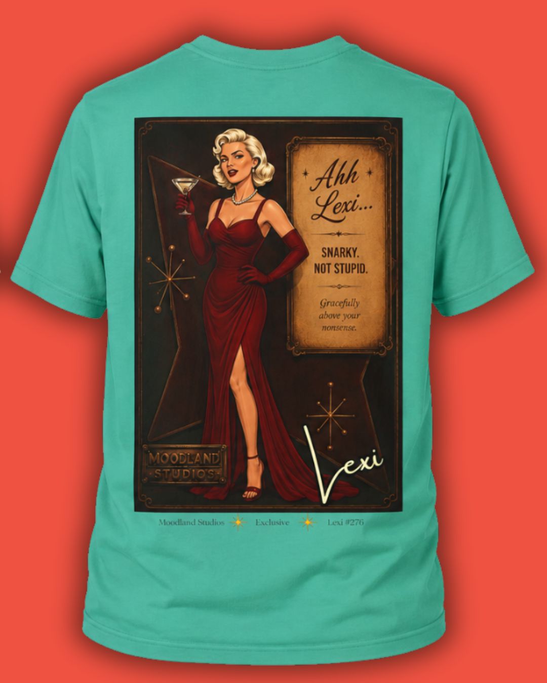 Moodland Studios Lexi Retro T-Shirt — Vintage Studio Poster Tee