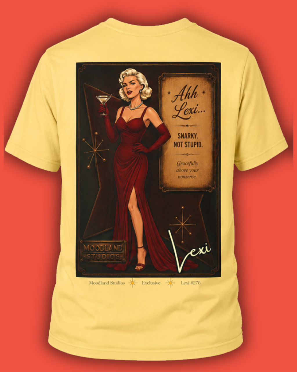 Moodland Studios Lexi Retro T-Shirt — Vintage Studio Poster Tee