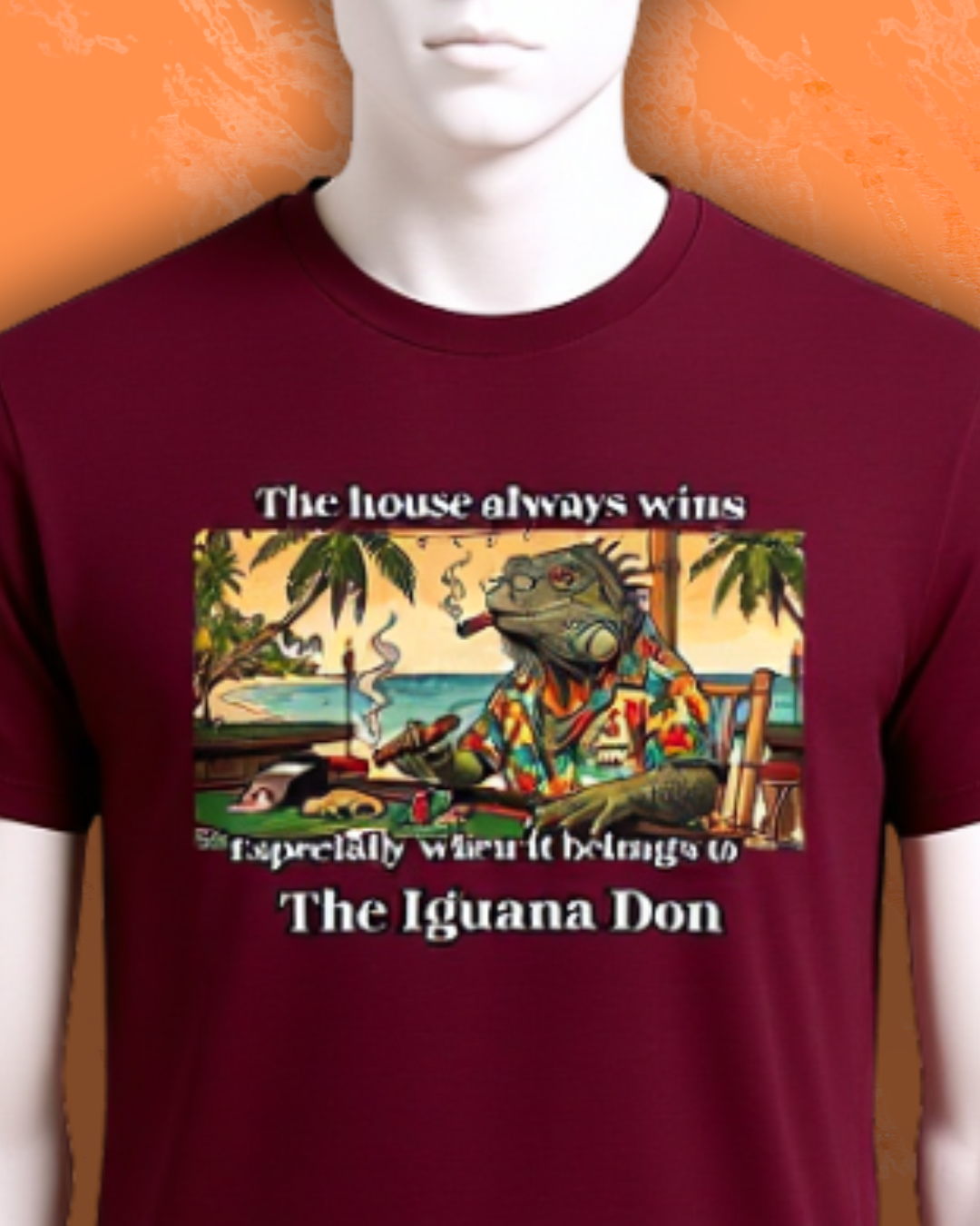 The Iguana Don Tee – Original Mob Boss Retro Graphic Tee