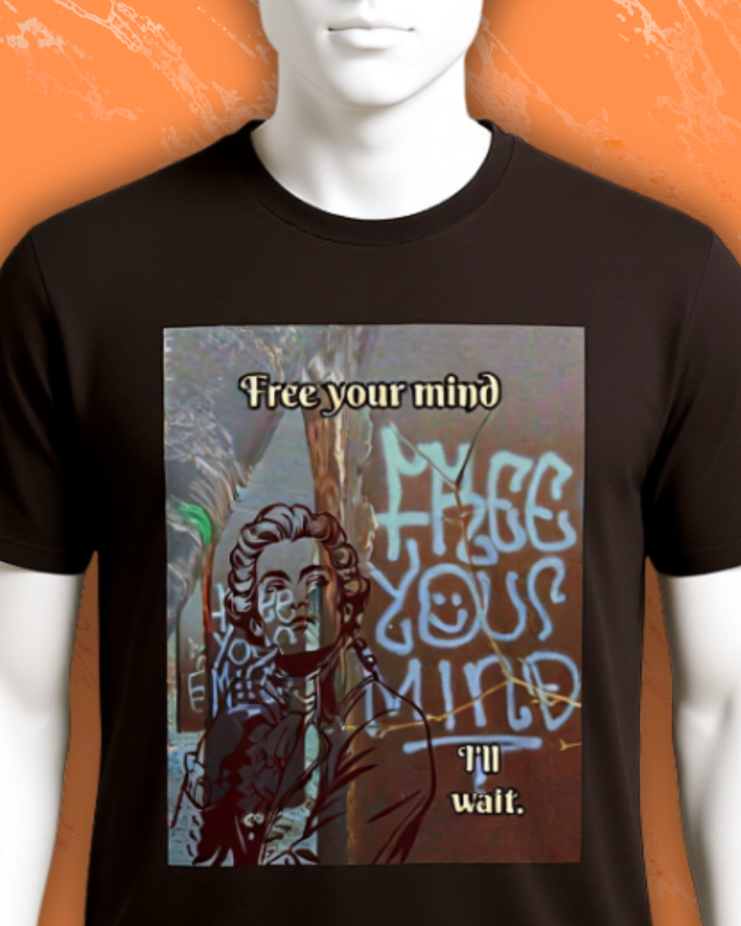 Free Your Mind. I'll Wait 2. — Vintage Graphic Tee
